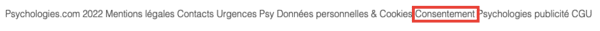 consentement